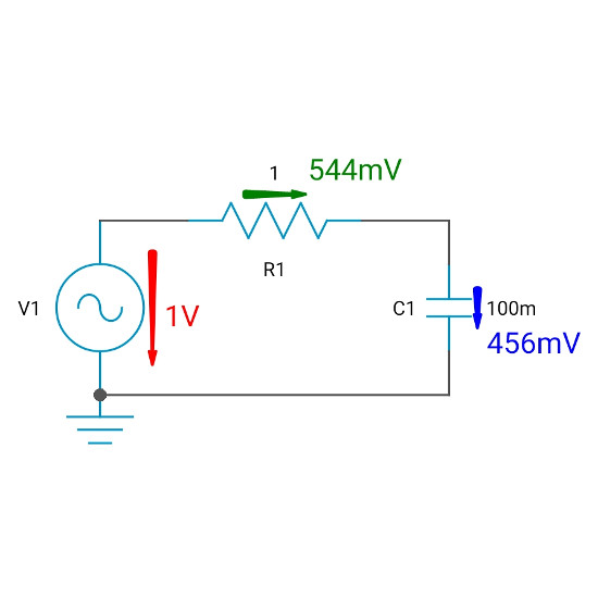 RC series circuit analysis