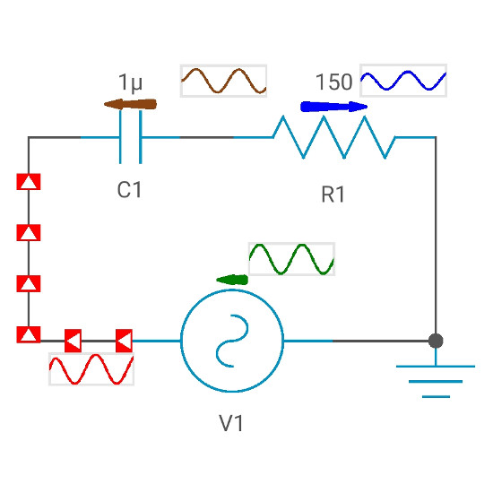 Series RC circuit