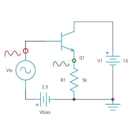 Common-collector amplifier