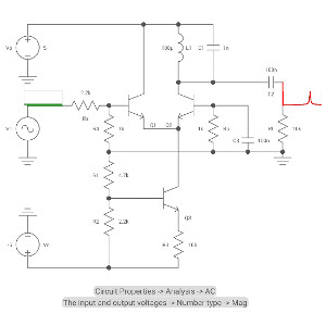 Tuned differential amplifier