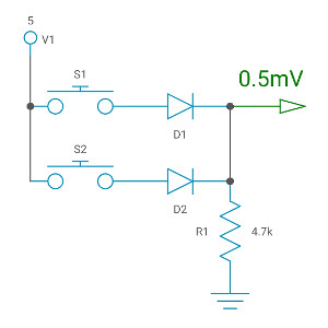 Diode OR gate