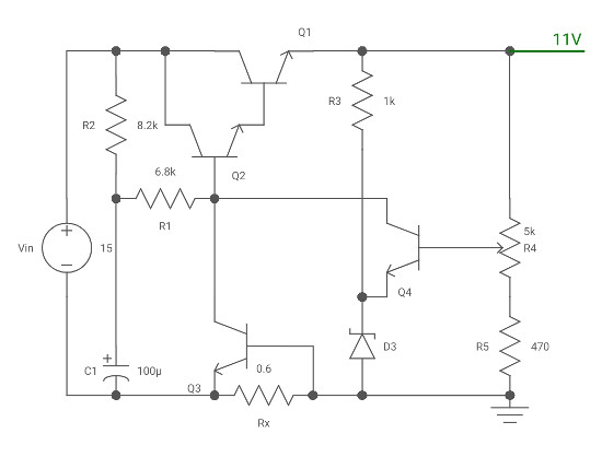 How discrete voltage regulator with current limiter works