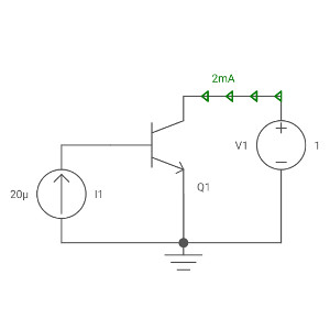 NPN transistor characteristics