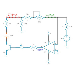 Constant-current load circuit
