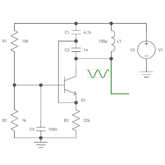 Common-base Colpitts oscillator 2