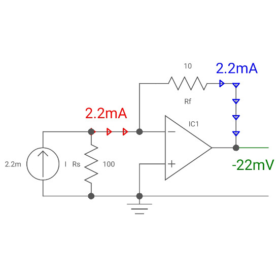 Current to voltage converter