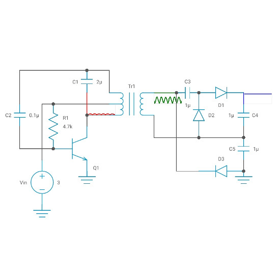 Simple DC to DC converter