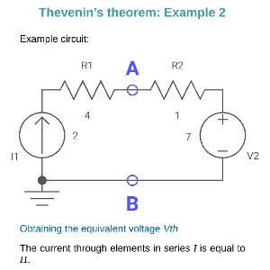Thevenin's theorem: Example 2