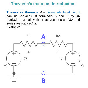 Thevenin's theorem: Introduction