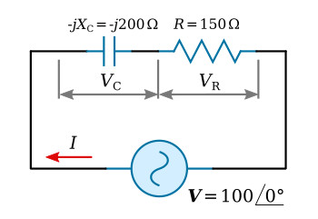 Resistance and capacitive reactance