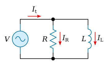 Parallel RL circuit