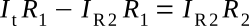 Current divider voltages