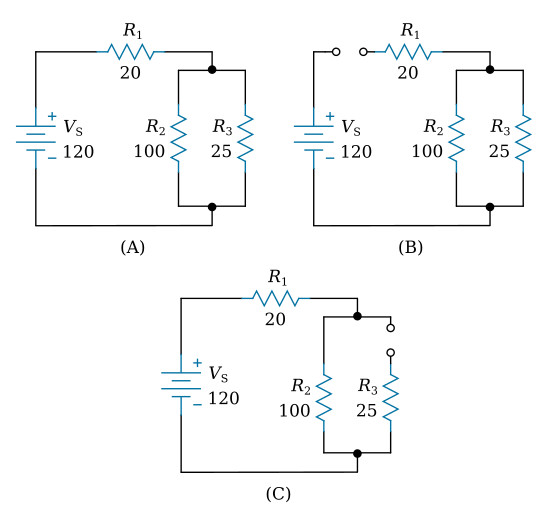 Open and Short Circuits DC Circuits Basics Electronics