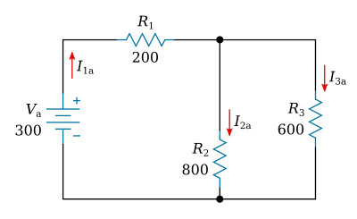Example circuit with Va only