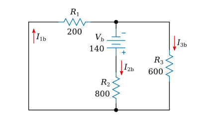 Example circuit with Vb only