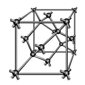 A typical crystal structure