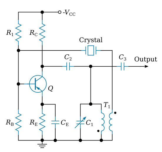 Crystal-controlled Armstrong oscillator
