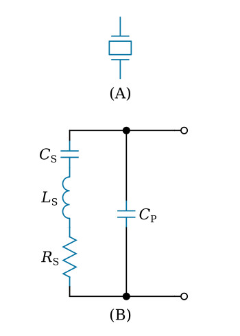 Quartz crystal and equivalent circuit