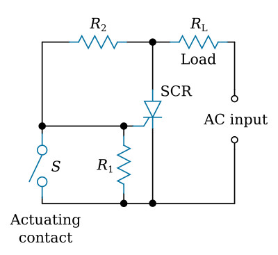 Load current with switch open