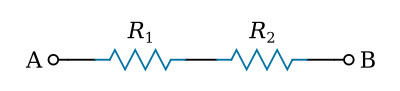 Two resistors in series