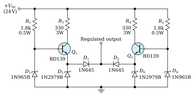 Highly reliable voltage supply
