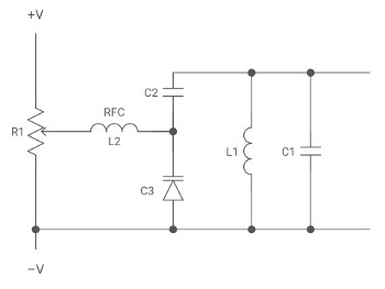 Varactor tuned resonant circuit
